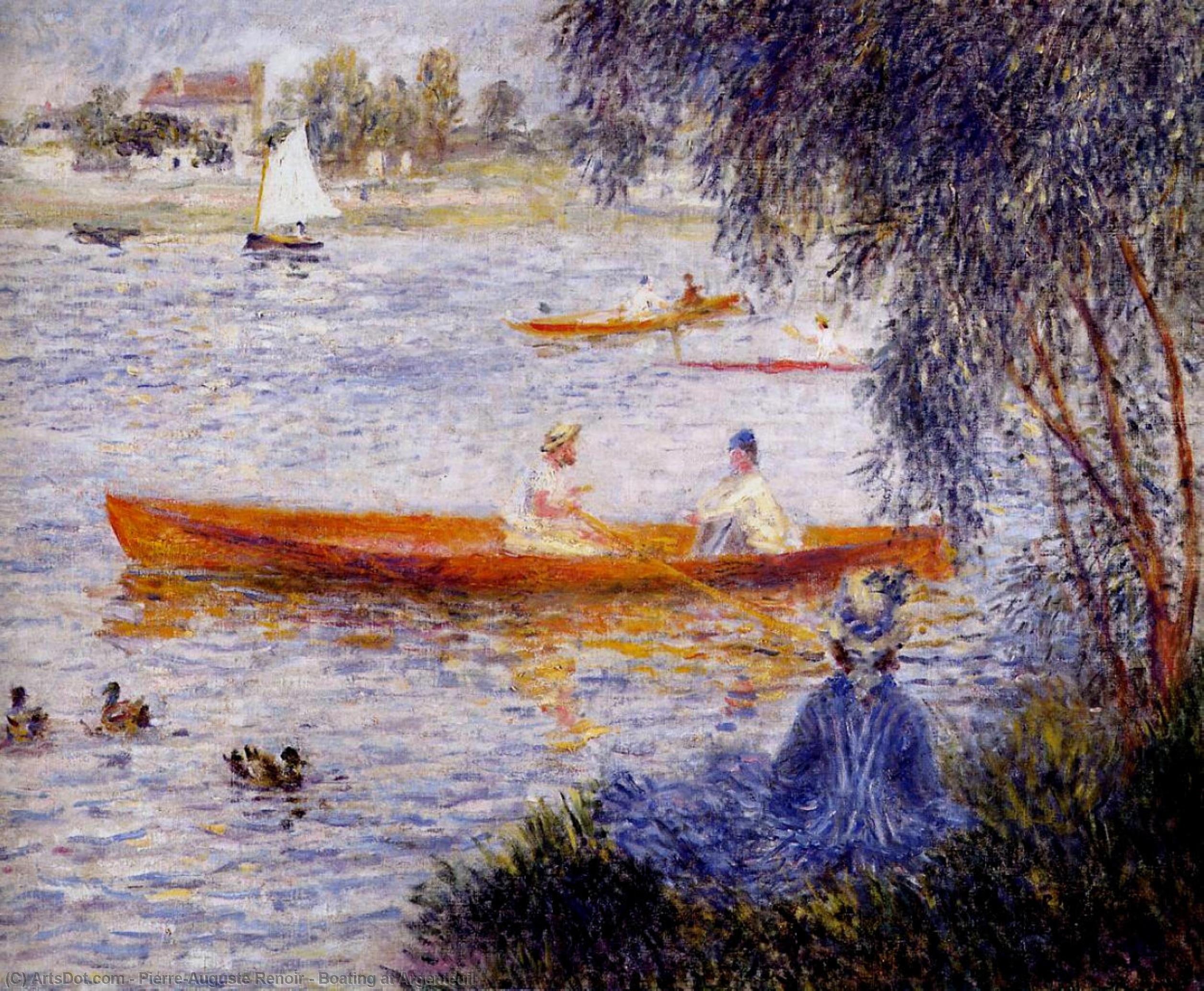 Boating At Argenteuil — Пьер-огюст Ренуар