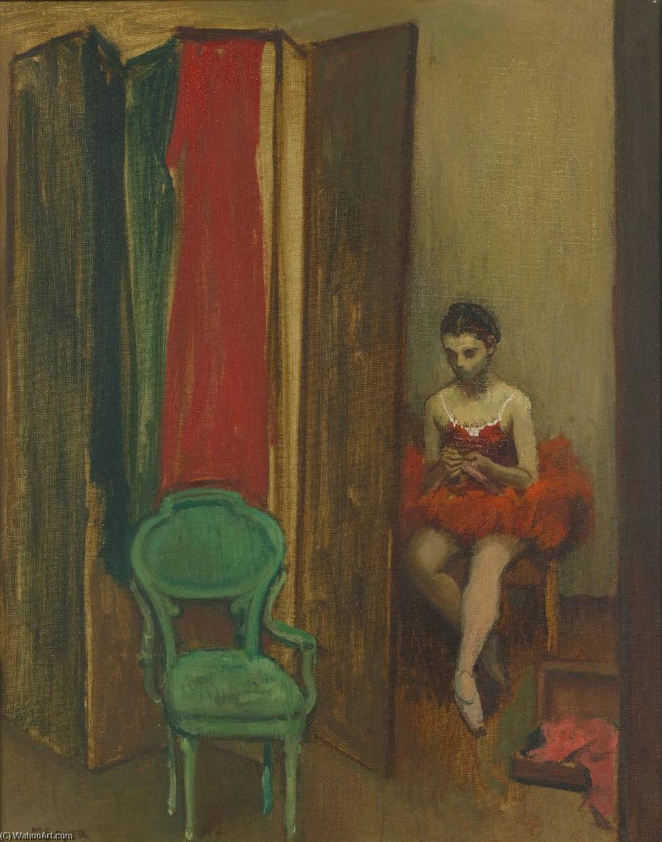 Seated Ballerina — Moses Soyer