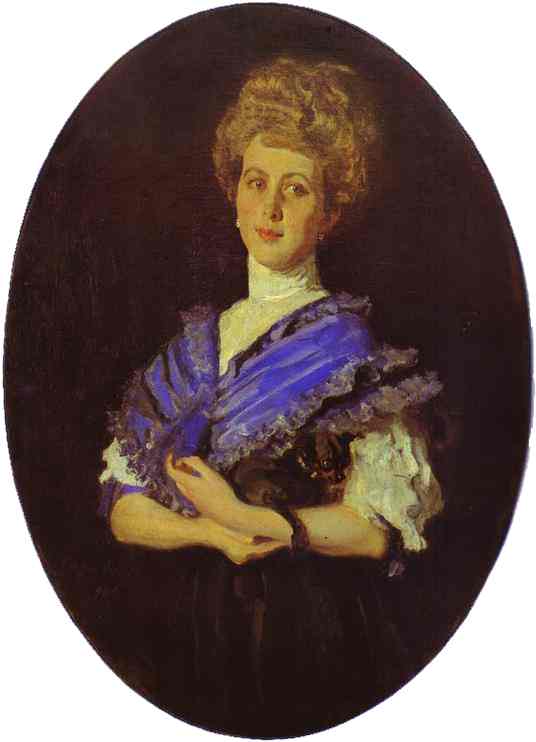 Portrait Of Elisaveta Karzinkina — Valentin Alexandrovich Serov