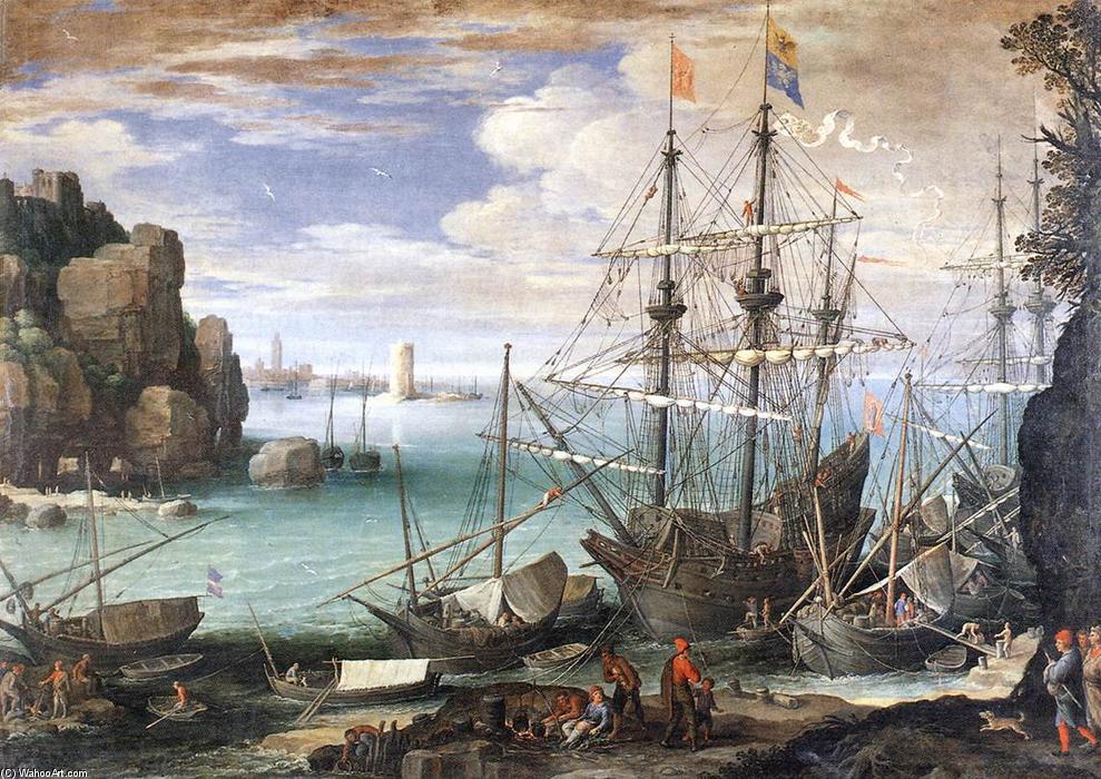View Of A Port — パウルス・ブリル
