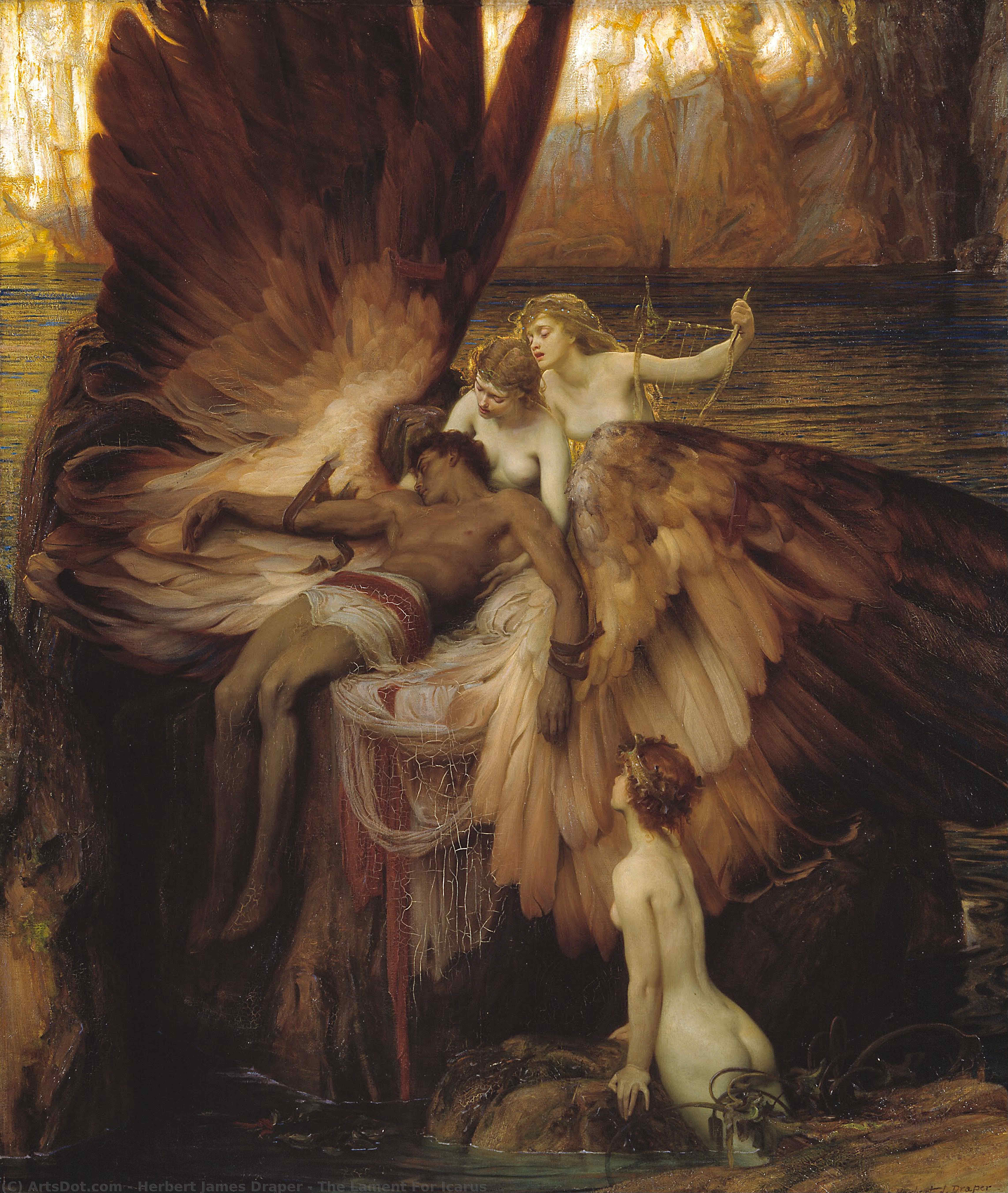 The Lament For Icarus — Херберт Џејмс Дрејпер