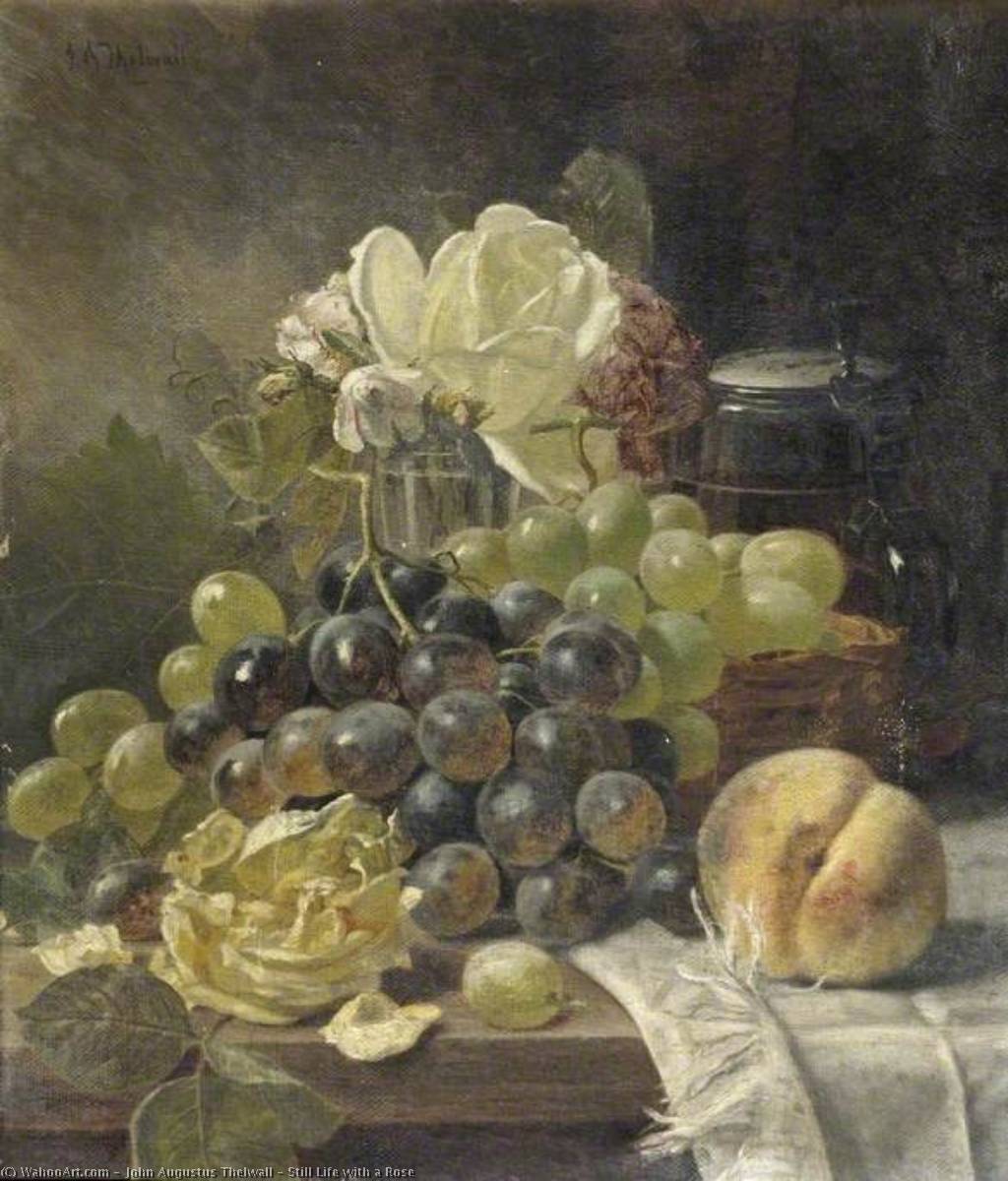 Still Life With A Rose — John Augustus Thelwall