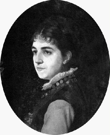 Portrait De Femme Vue De Trois Quarts — Lacazette Amélie