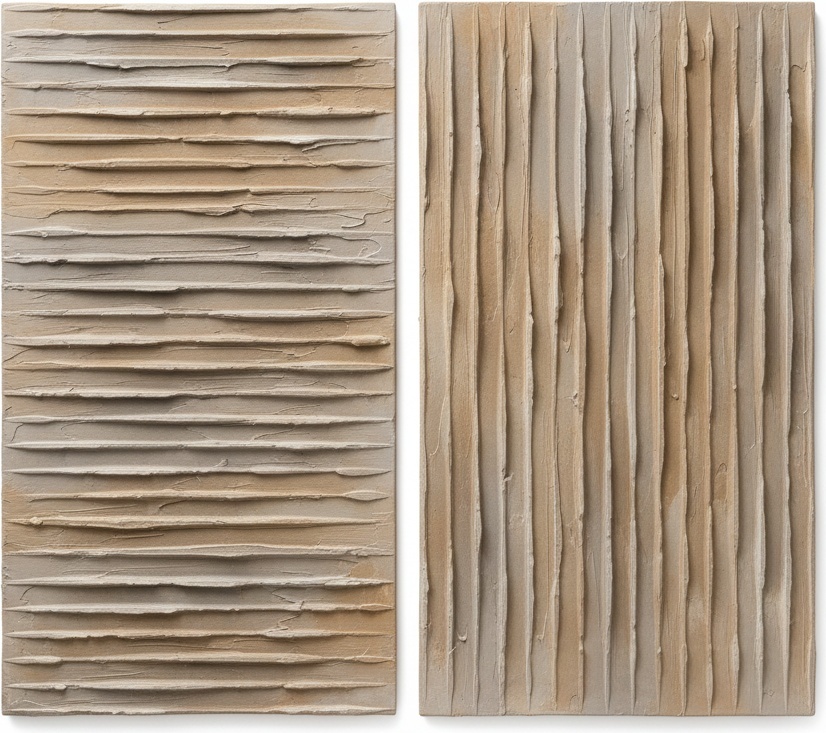Monolithic Rhythms In Sanded Relief: A Singular Study Of Tactile Earth Tones — David Moreau