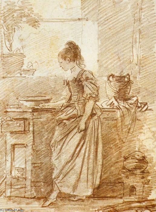 La Cocinera De La Fiesta — Jean-honoré Fragonard