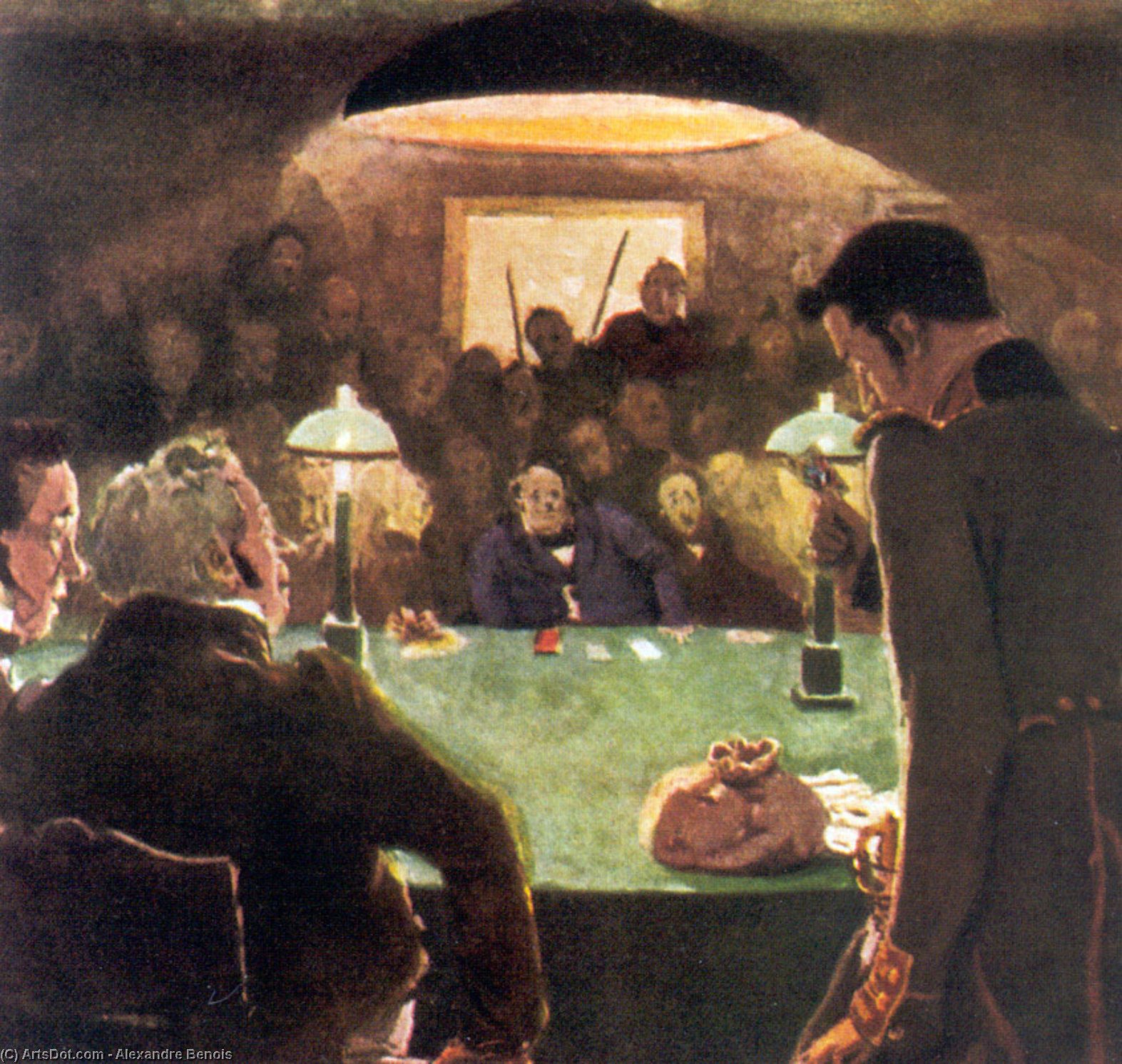 At The Gambling House — Александр Николаевич Бенойс