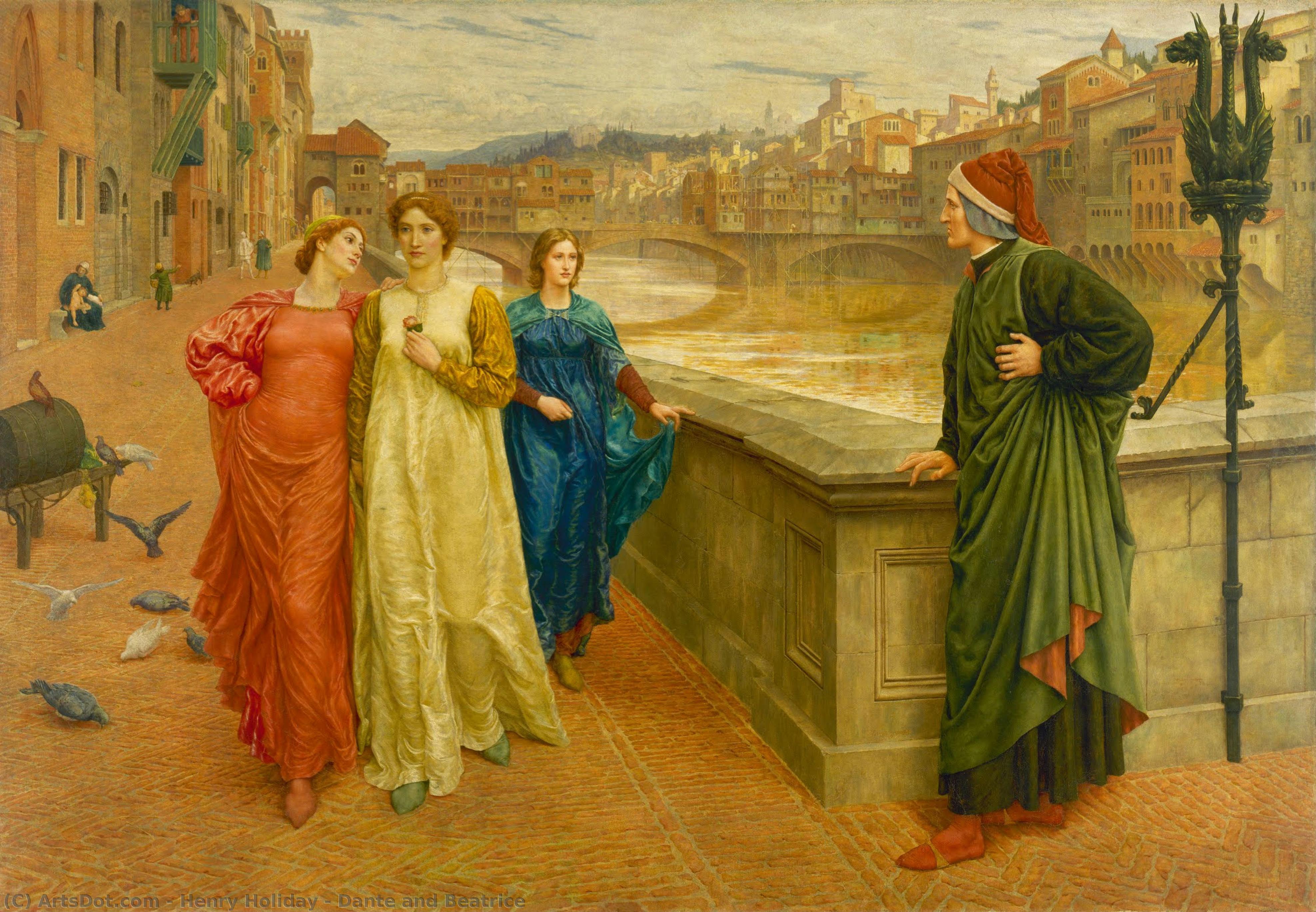 Dante And Beatrice — Henry Holiday
