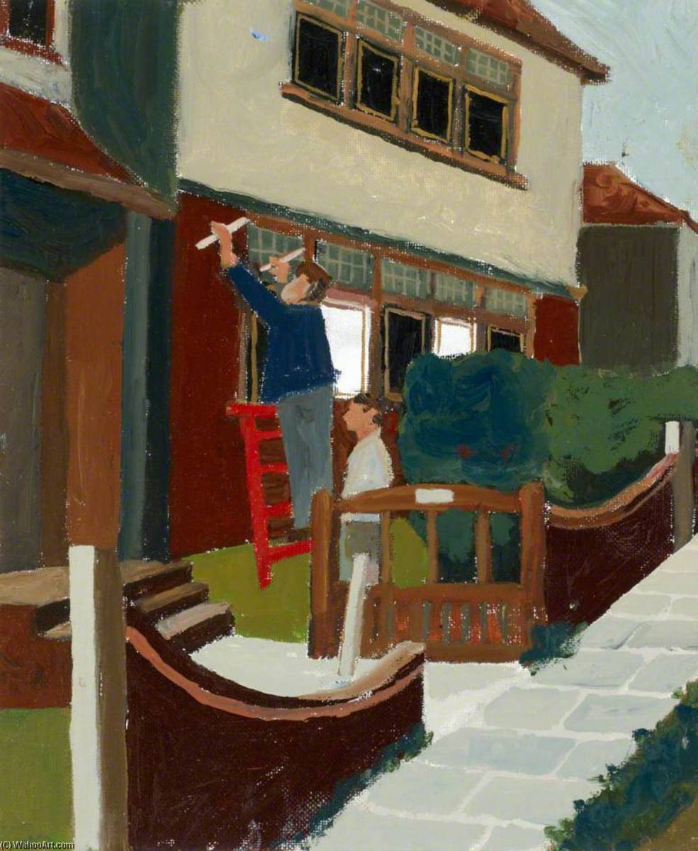 War Damage Repairs Interrupted, Morning Of 2 March 1945 — Stephen Chaplin