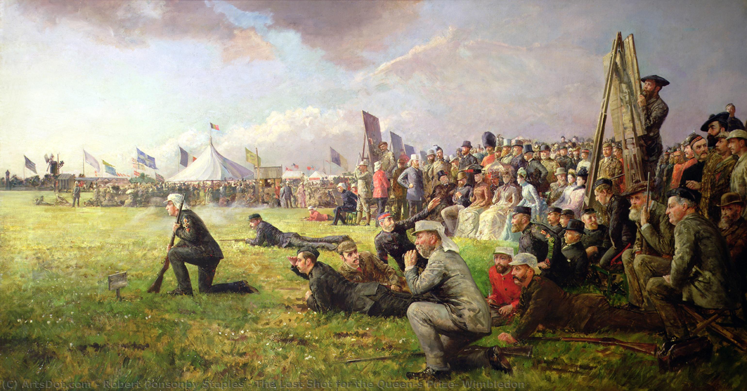 The Last Shot For The Queen's Prize, Wimbledon — Robert Ponsonby Staples