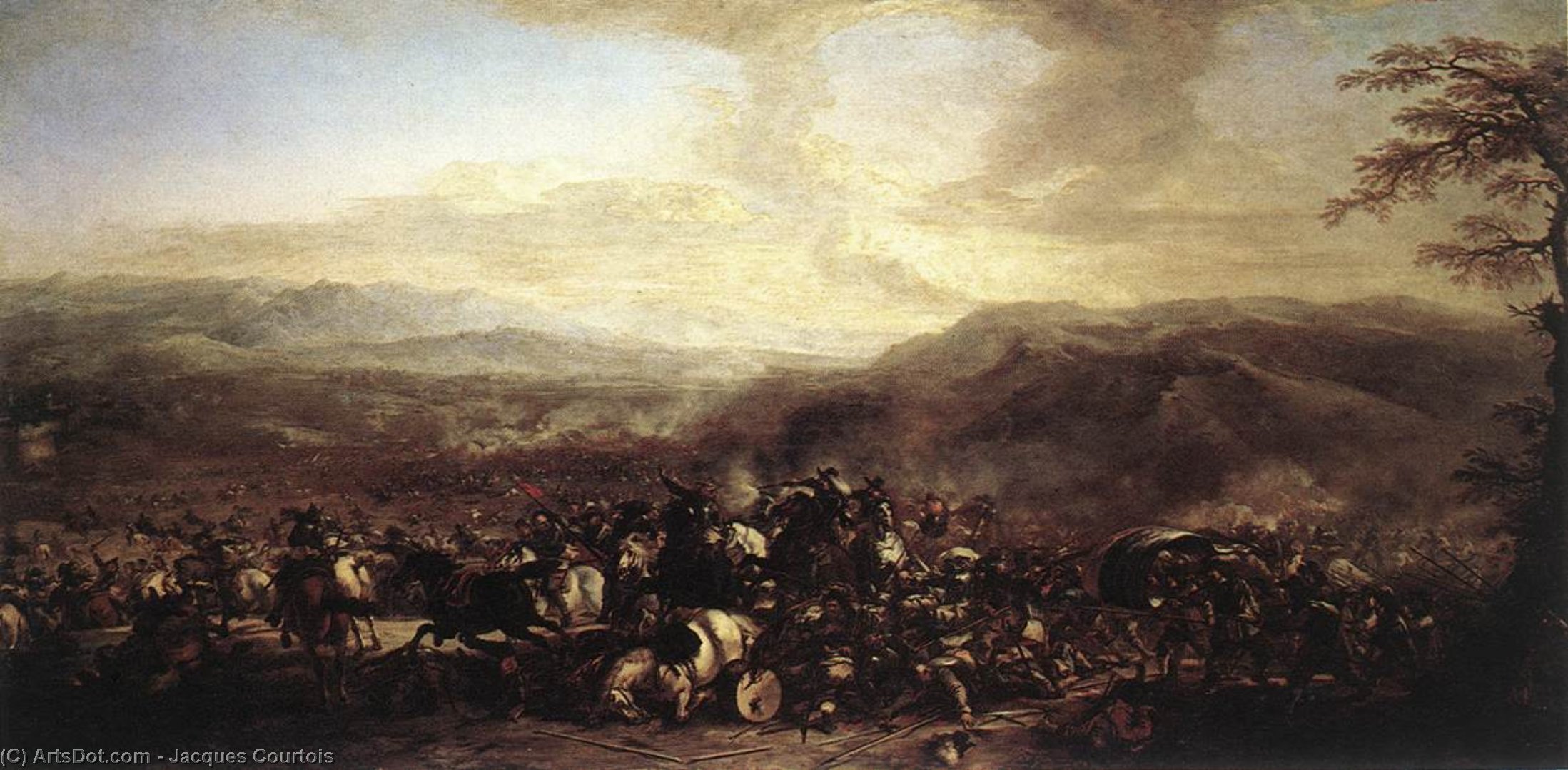 The Battle Of Mongiovino — Jacques Courtois
