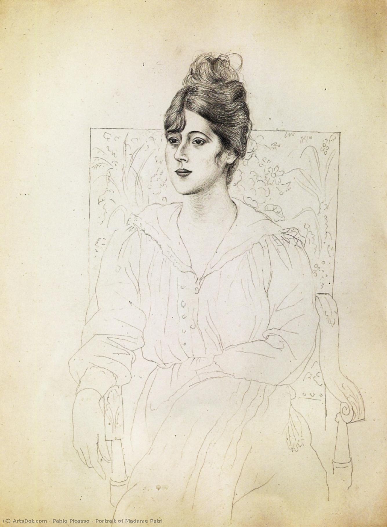 Portrait Of Madame Patri — Pablo Picasso