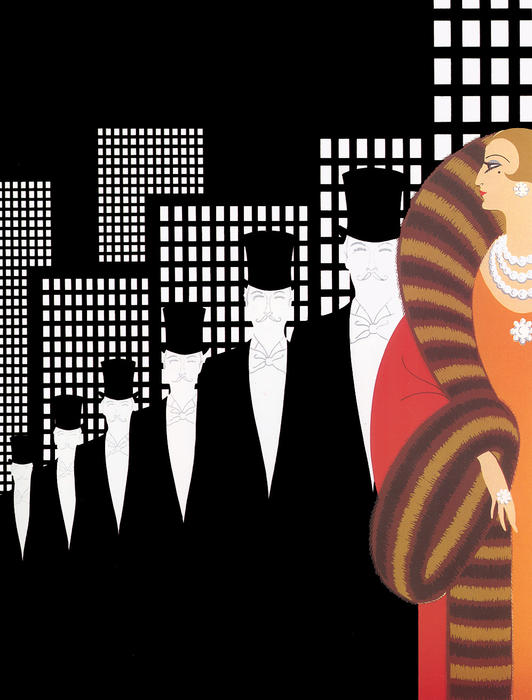 Top Hats — Erté