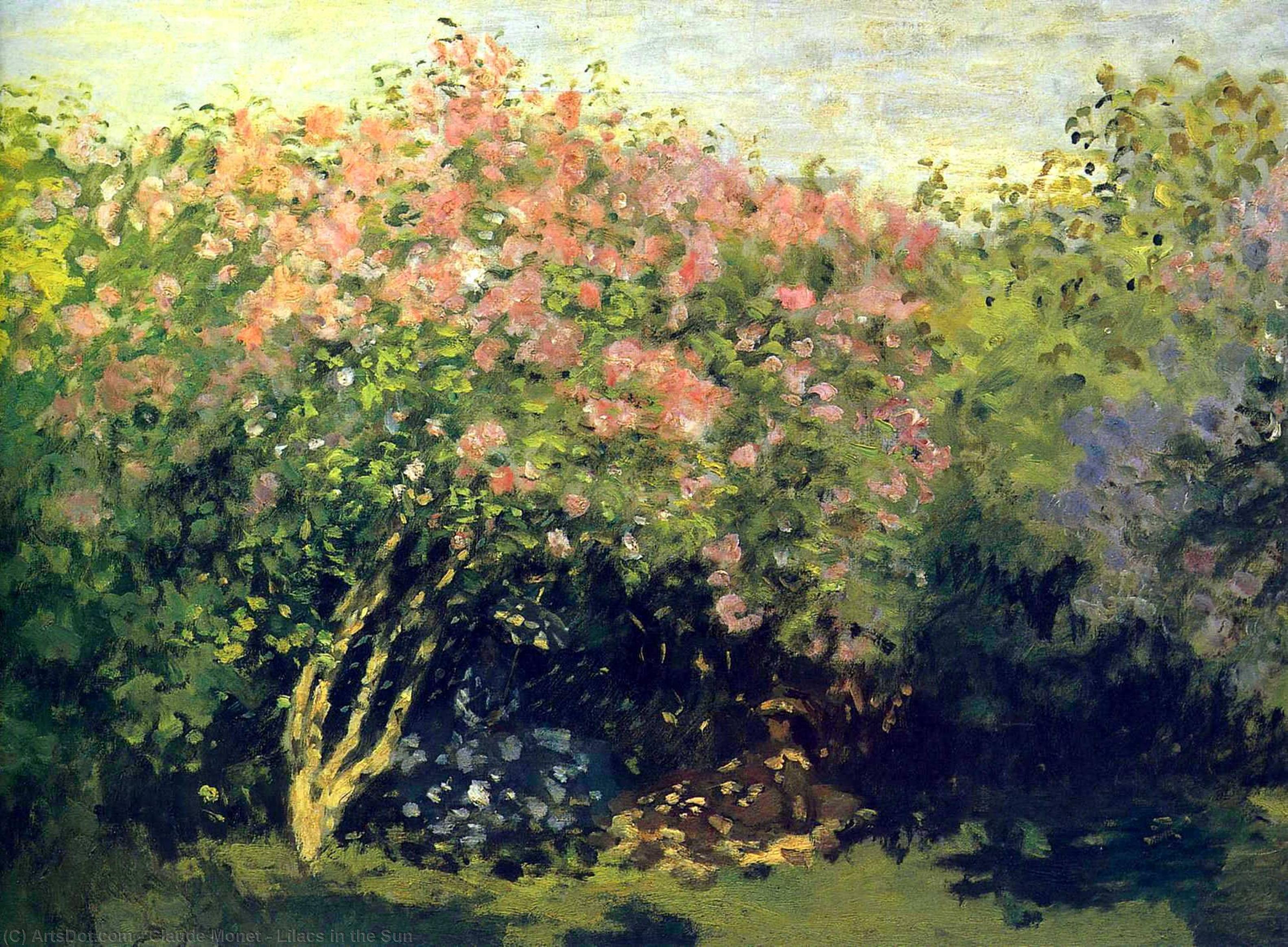 Lilacs En El Sol — Claude Monet
