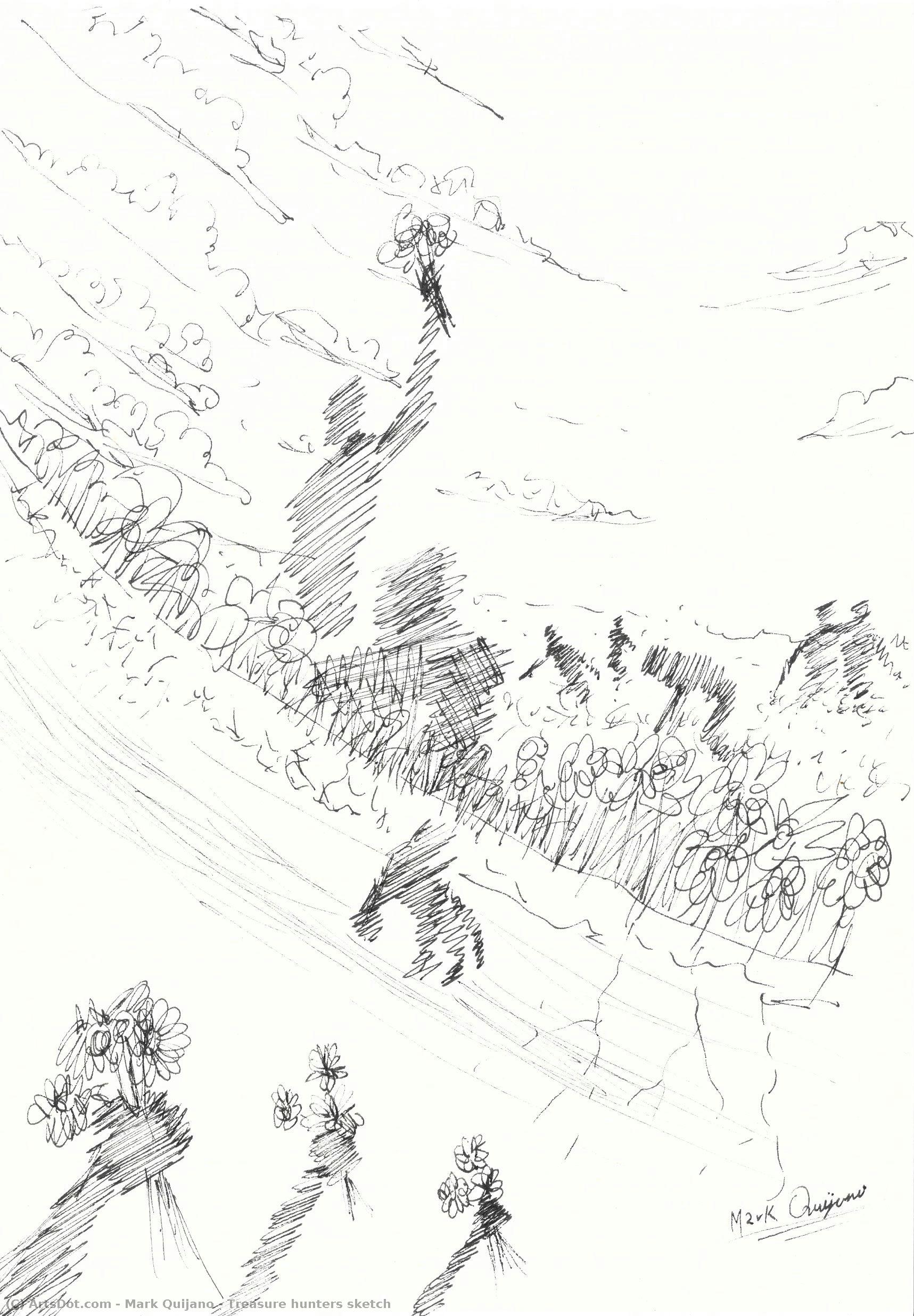 Treasure Hunters Sketch — Mark Quijano