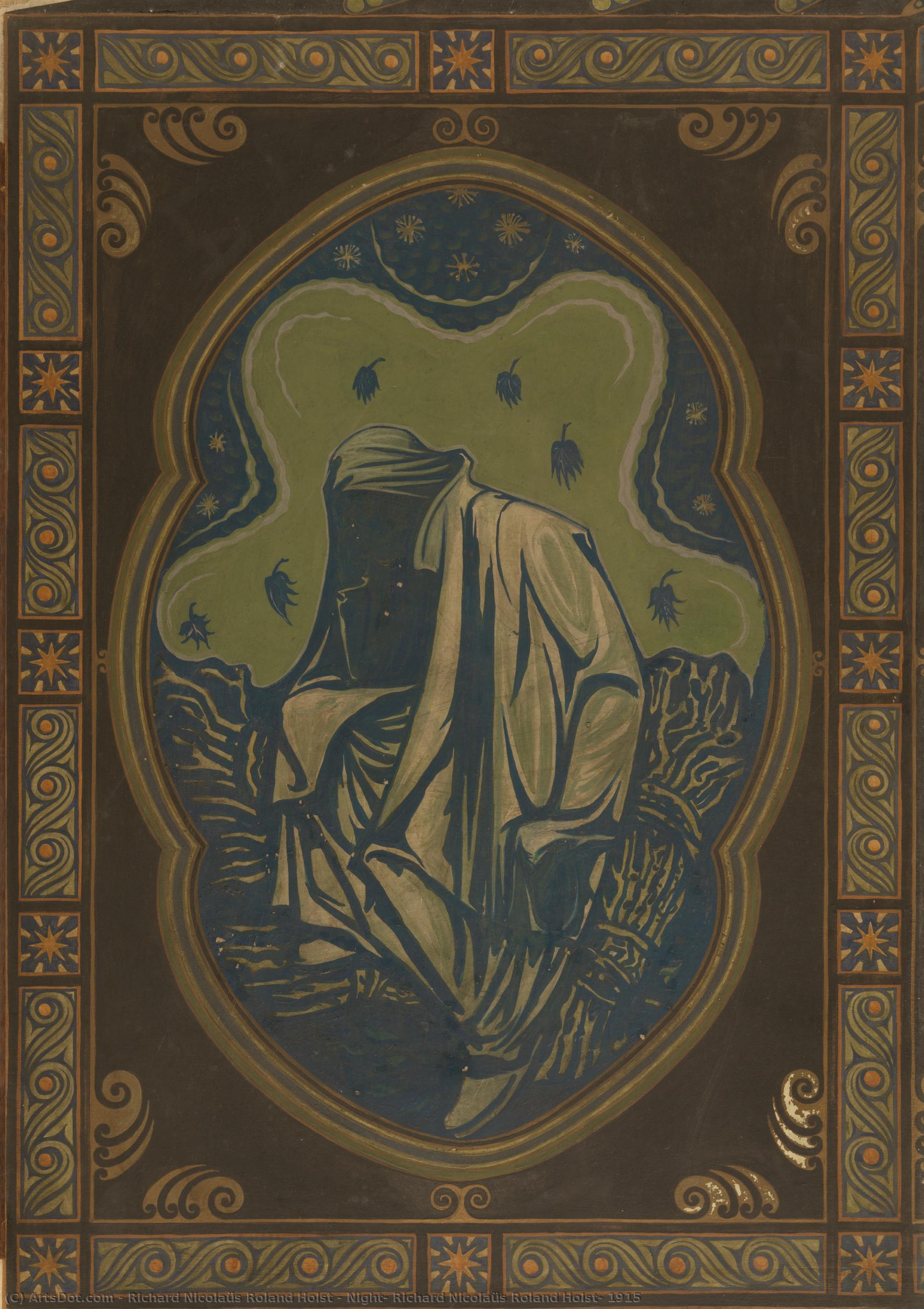 Night, Richard Nicolaüs Roland Holst, 1915 — Richard Nicolaüs Roland Holst