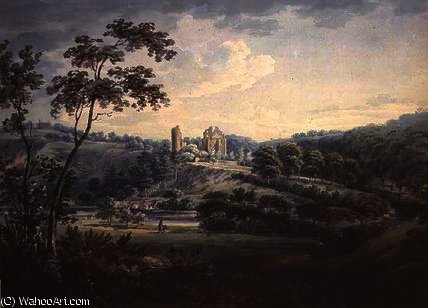 Rosslyn Castle, Midlothian — Hugh William Williams