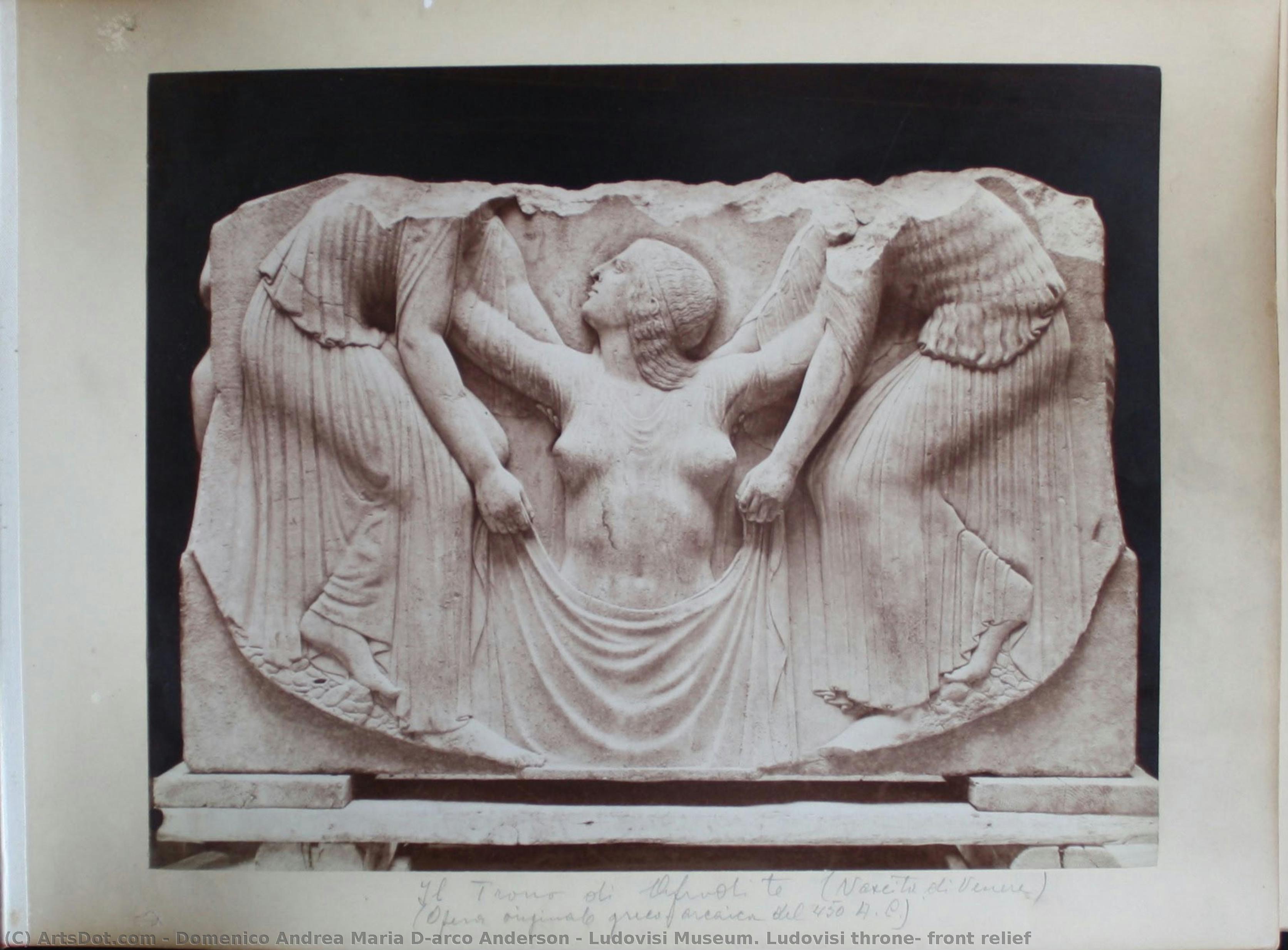 Ludovisi Museum. Ludovisi Throne: Front Relief — Domenico Andrea Maria D'arco Anderson