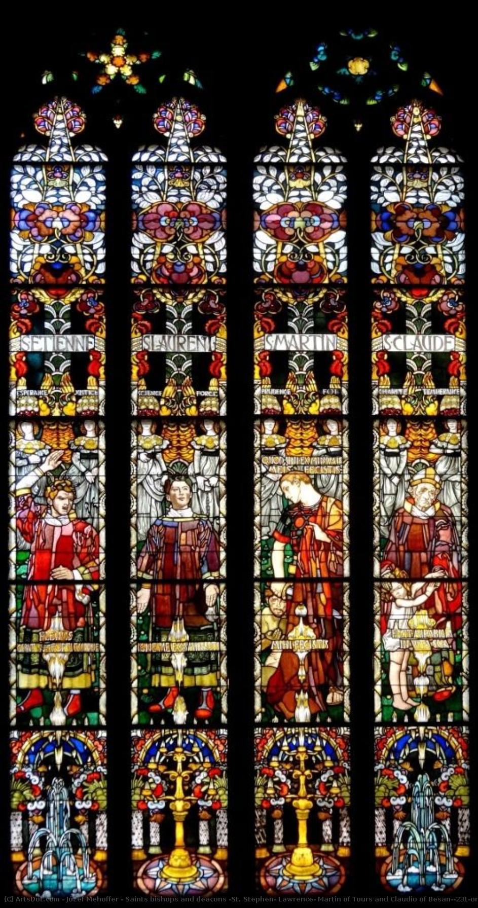 Saints Bishops And Deacons (st. Stephen, Lawrence, Martin Of Tours And Claudio Of Besançon), — Józef Mehoffer