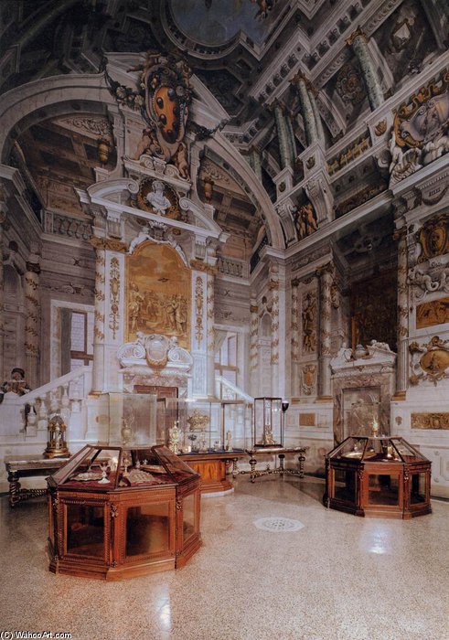 View Of The Sala Dell'udienza Del Granduca — Agostino Mitelli