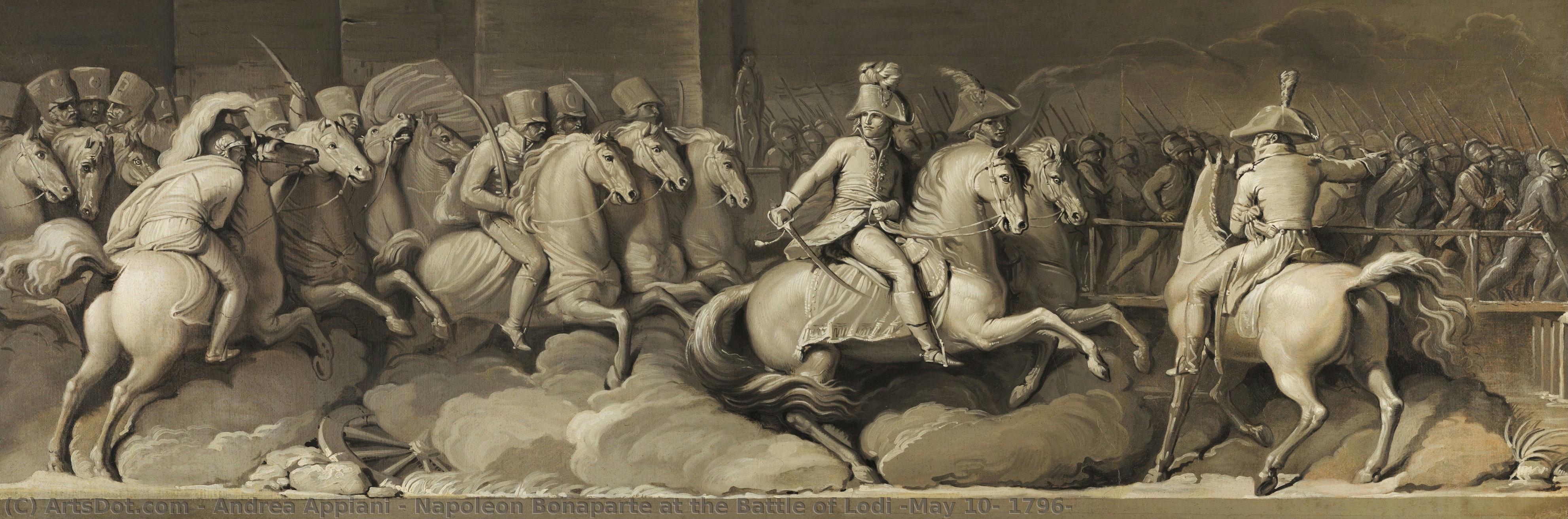 Napoleon Bonaparte At The Battle Of Lodi (may 10, 1796) — Andrea Appiani