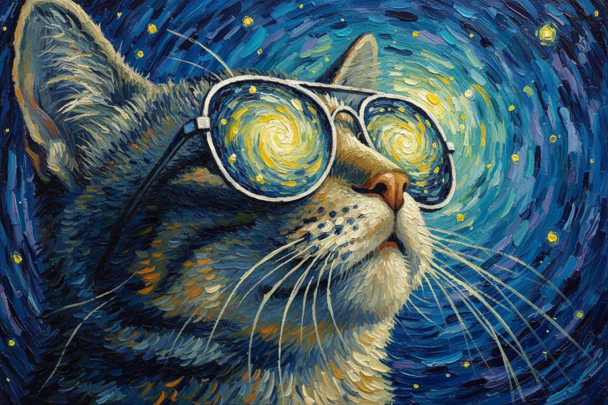 The Celestial Observer: A Vision Of Infinite Blue — Camille Guérin