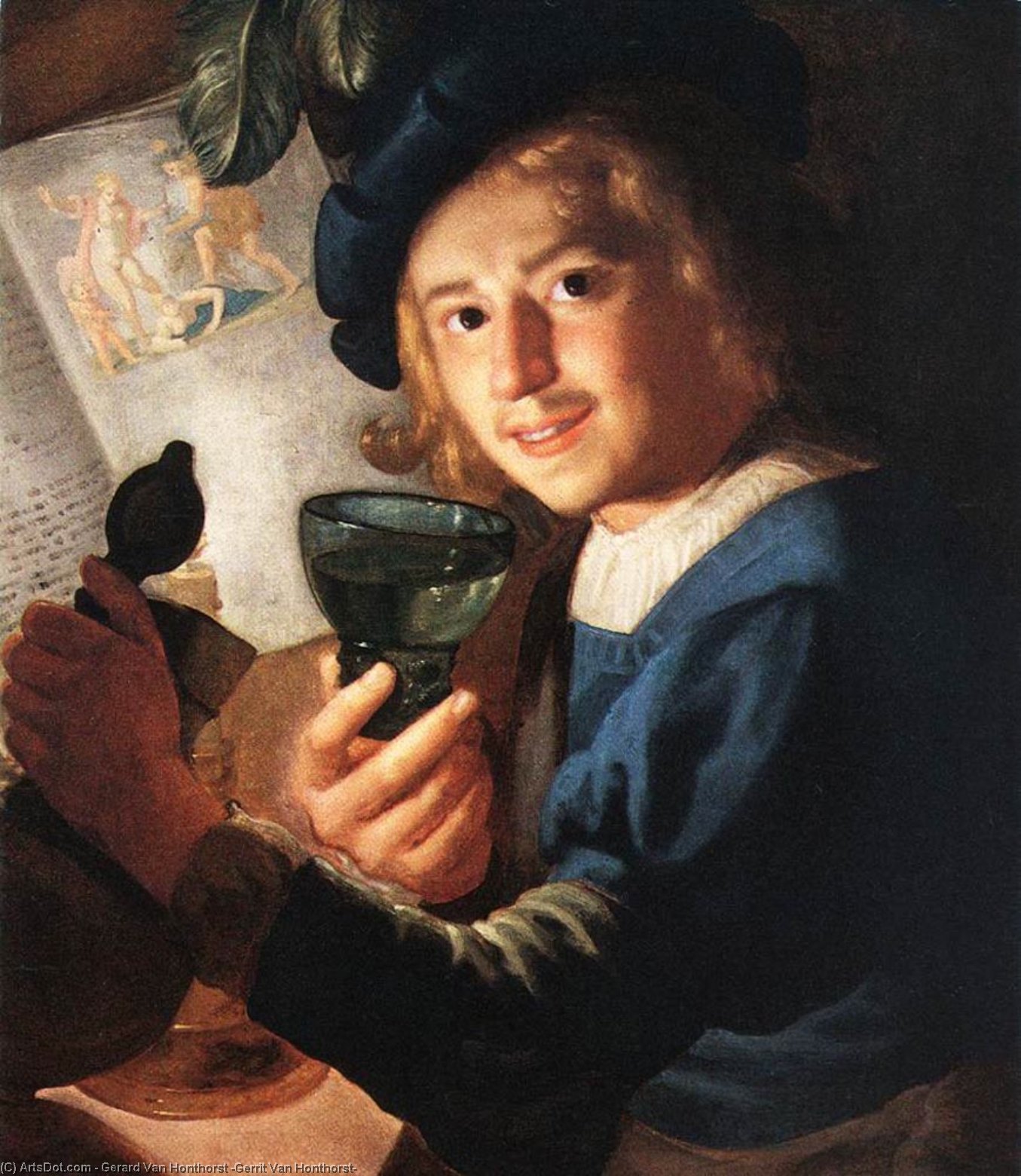 Young Drinker — Герхард Ван Хонторст