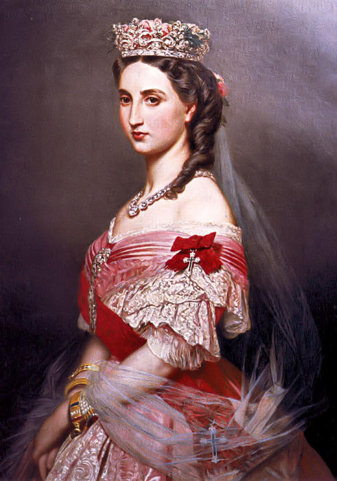 Portrait Of Charlotte Of Belgium — Franz Xavier Winterhalter