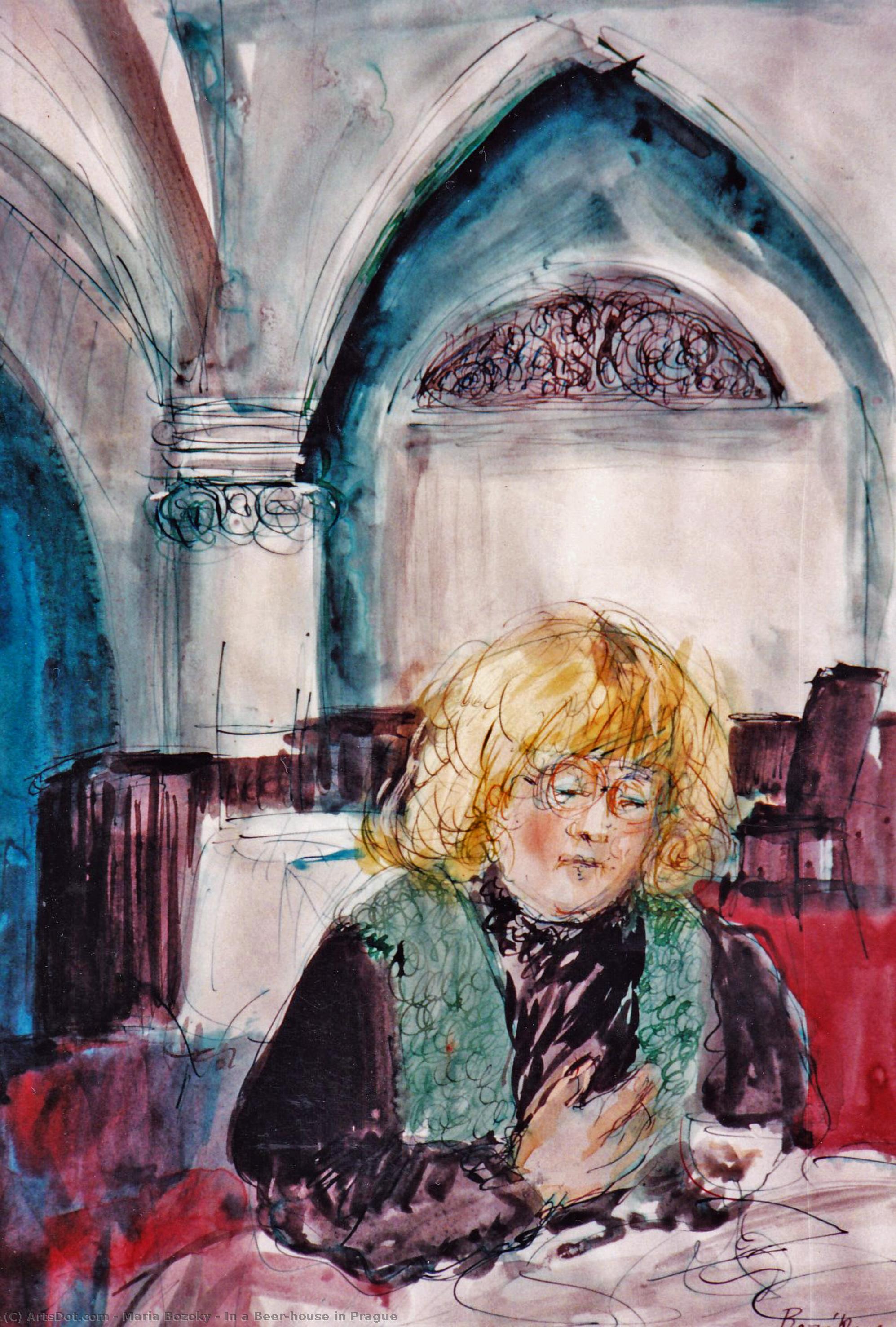 In A Beer-house In Prague — Mária Bozóky