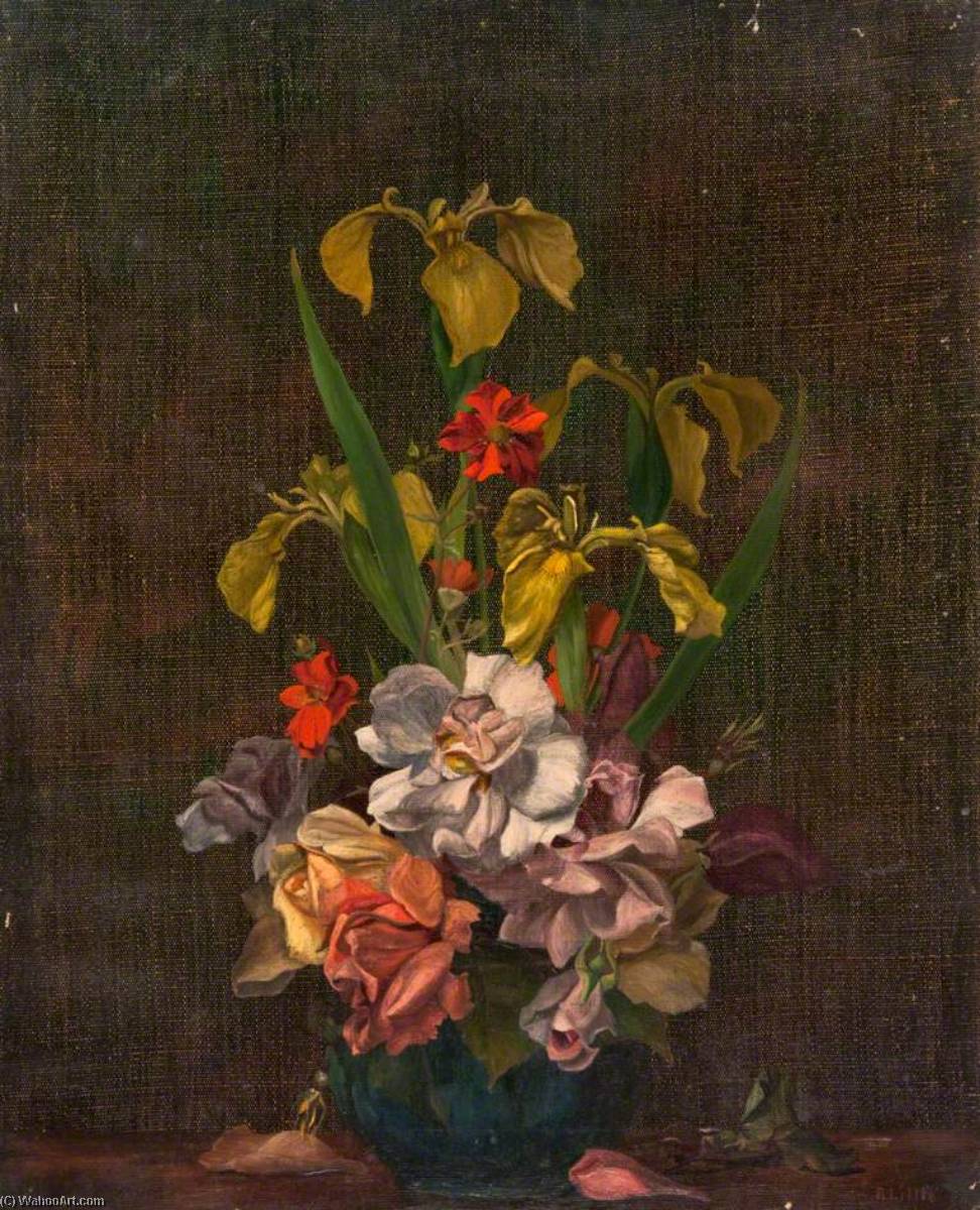 Roses And Iris — Robert Lillie