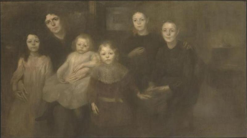 La Famille Du Peintre — Eugène Anatole Carrière