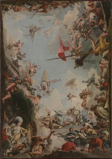 The Glorification Of The Giustiniani Family — Giandomenico Tiepolo