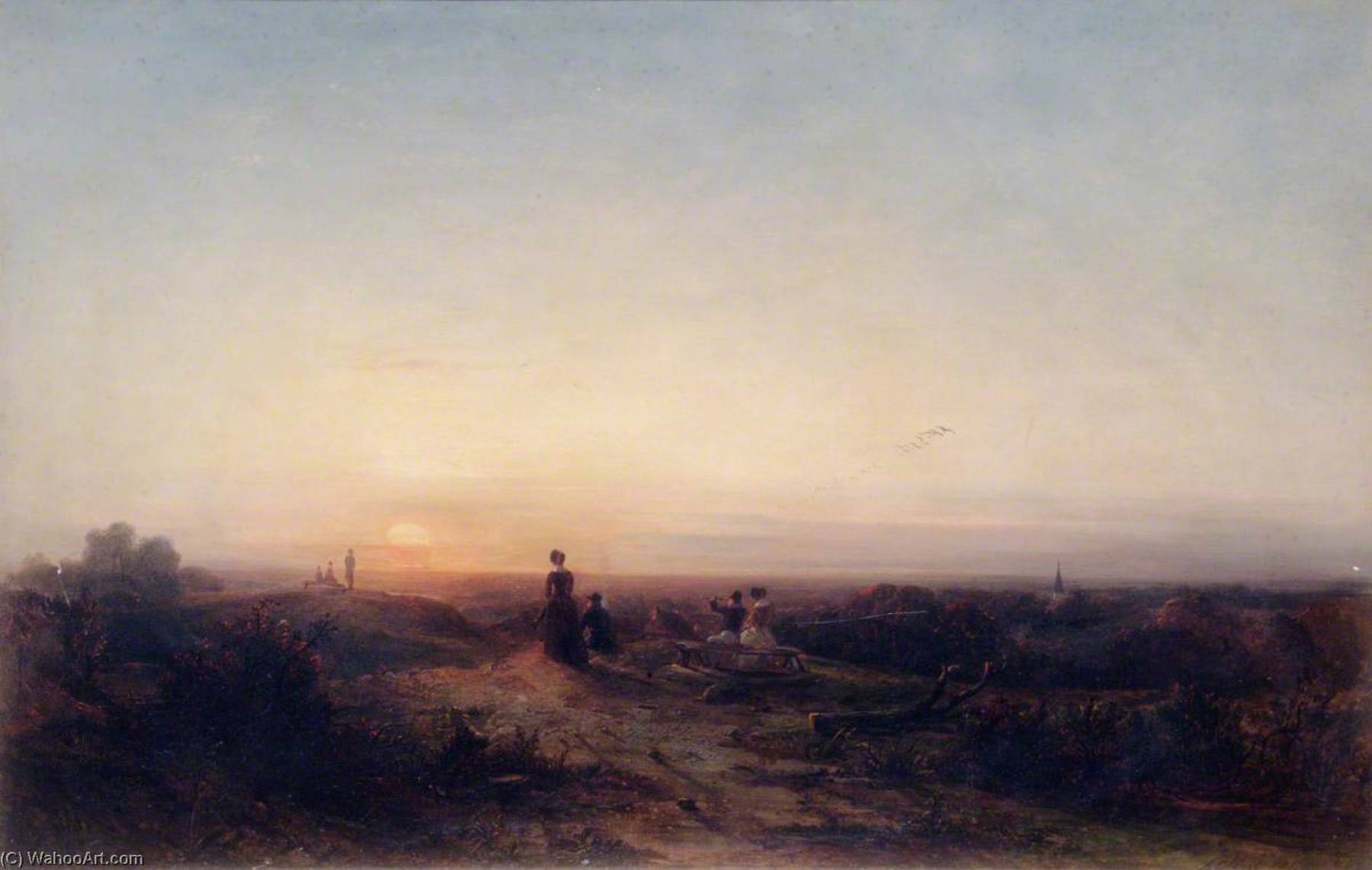 Sunset From Hampstead Heath — Alfred Clint