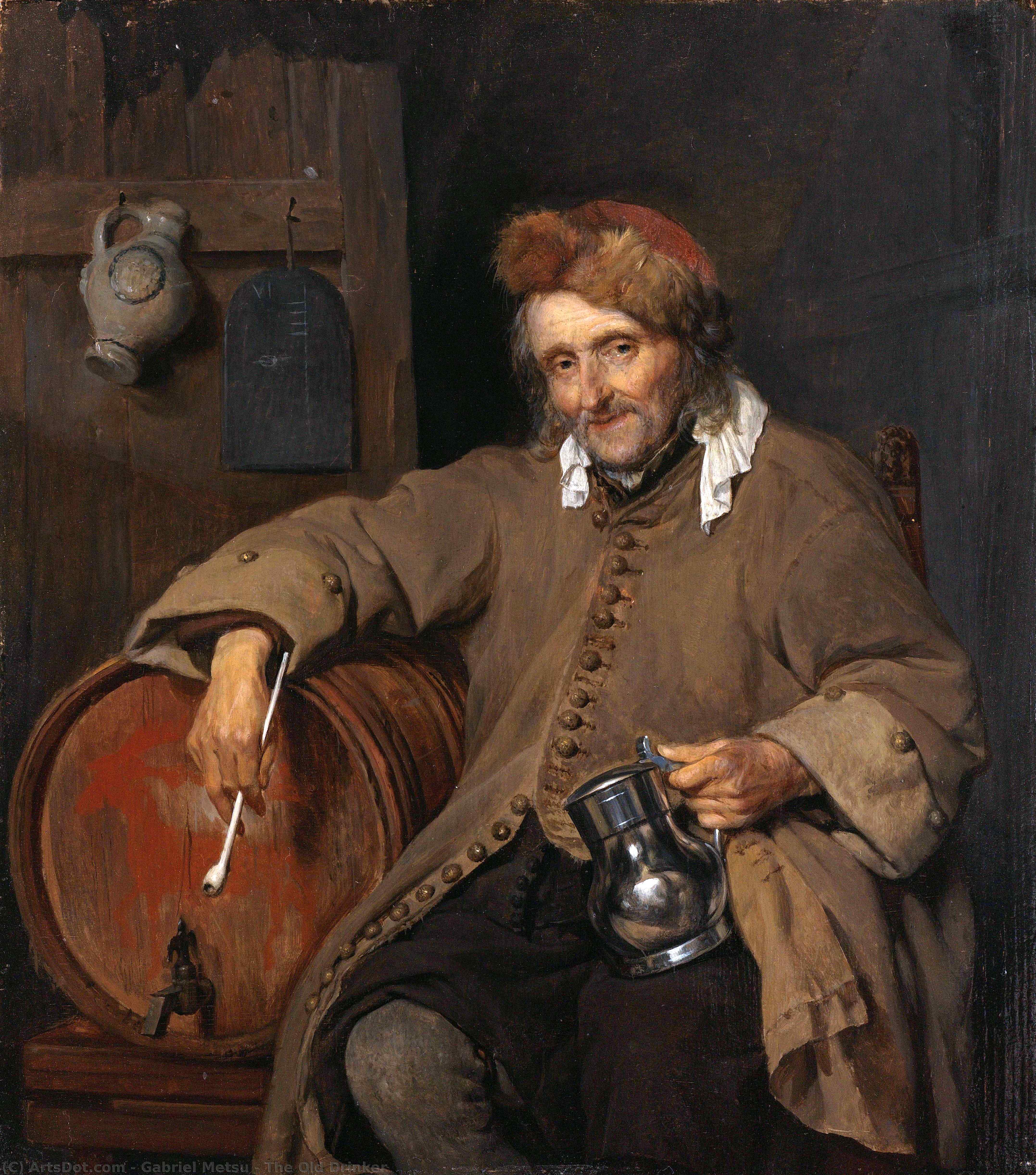The Old Drinker — Gabriel Metsu