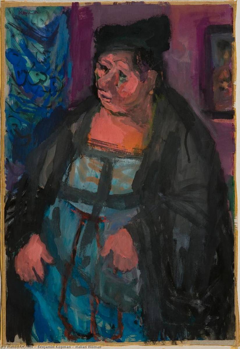 Italian Woman — Benjamin Kopman
