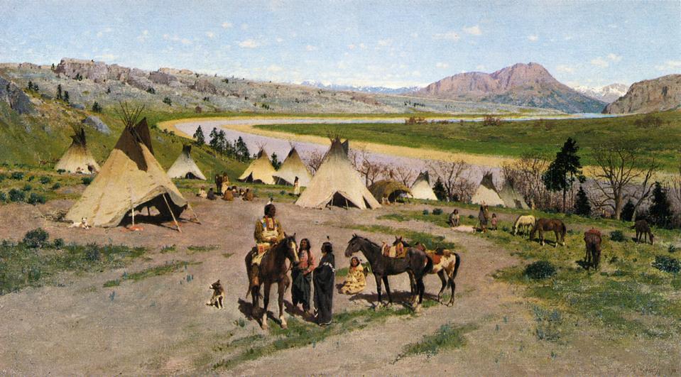 In The Foothills Of The Rockies — Henry François Farny