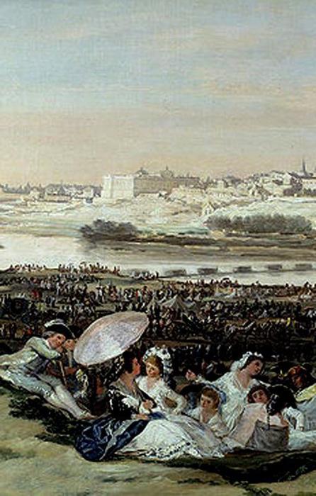 The Meadow Of San Isidro 1 — Francisco José De Goya Y Lucientes