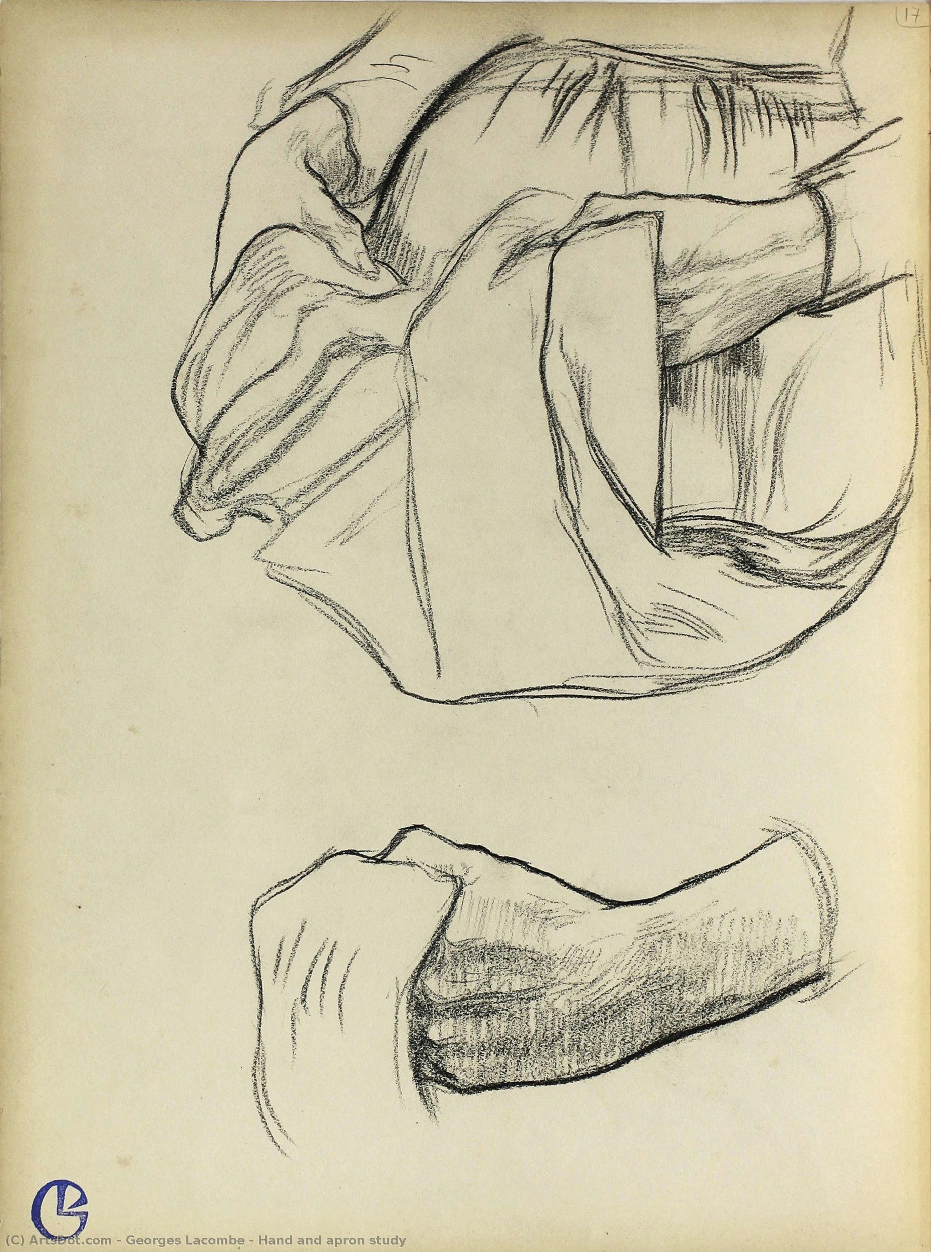 Hand And Apron Study — Жорж Лакомб