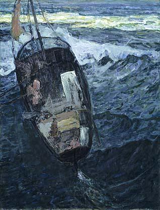 Fishermen At Sea, (painting) — Henry Ossawa Tanner