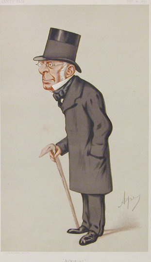 Caricature Of Sir George Biddell Airy — Leslie Mathew Ward