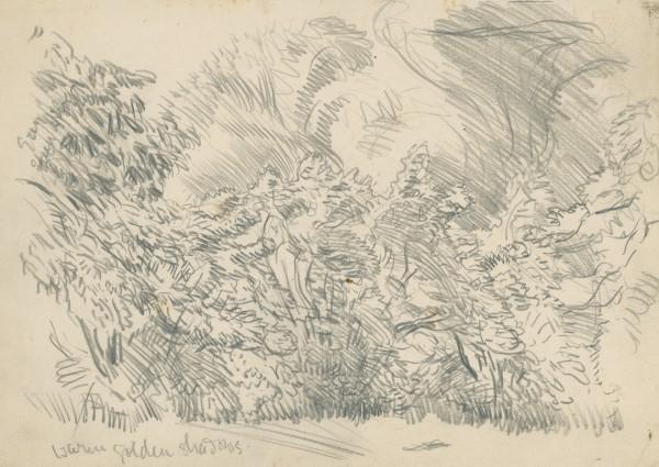 Compositional Study For 'a Sunny Shower' — Sir George Clausen