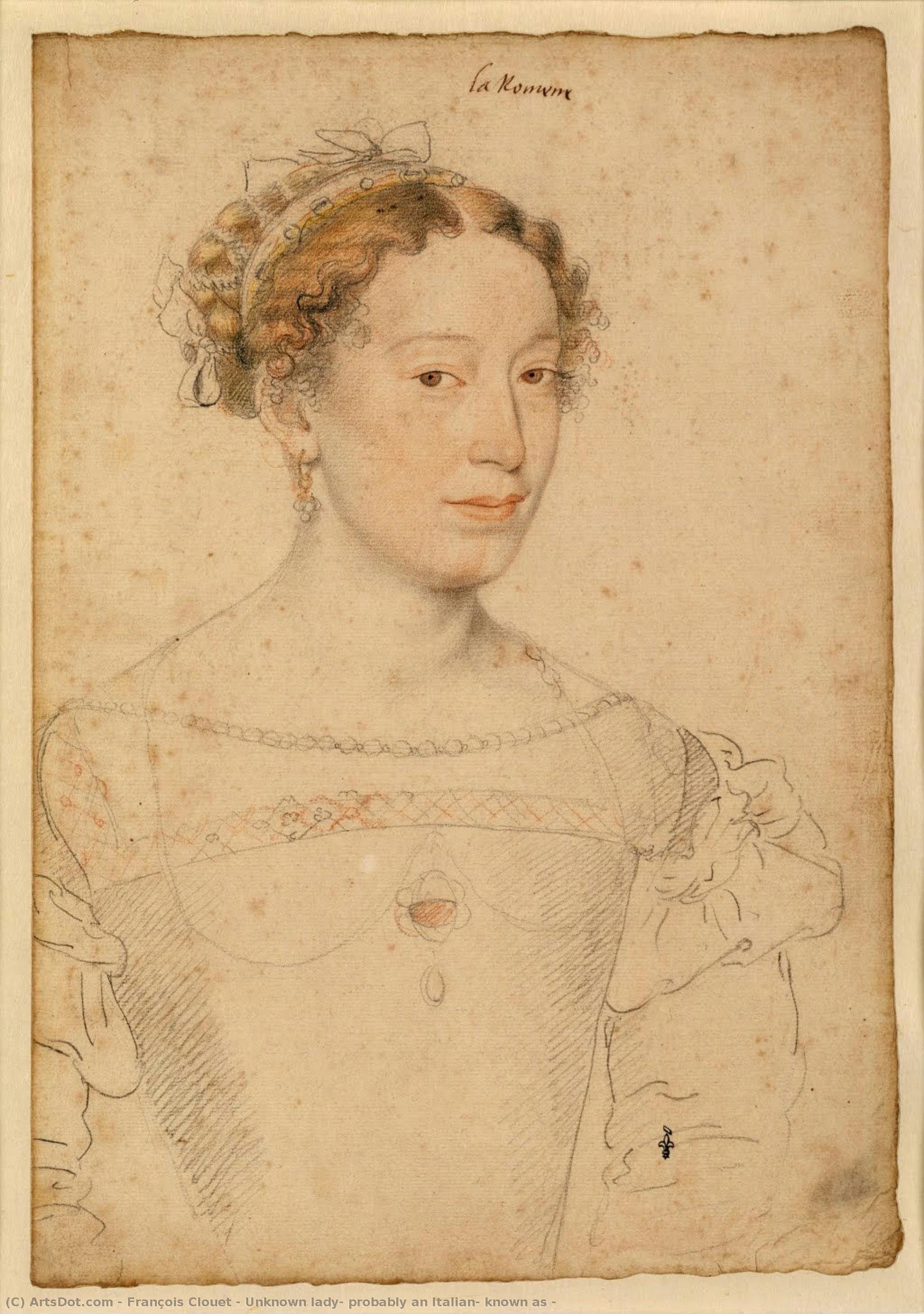 Unknown Lady, Probably An Italian, Known As — Françoise Klouet