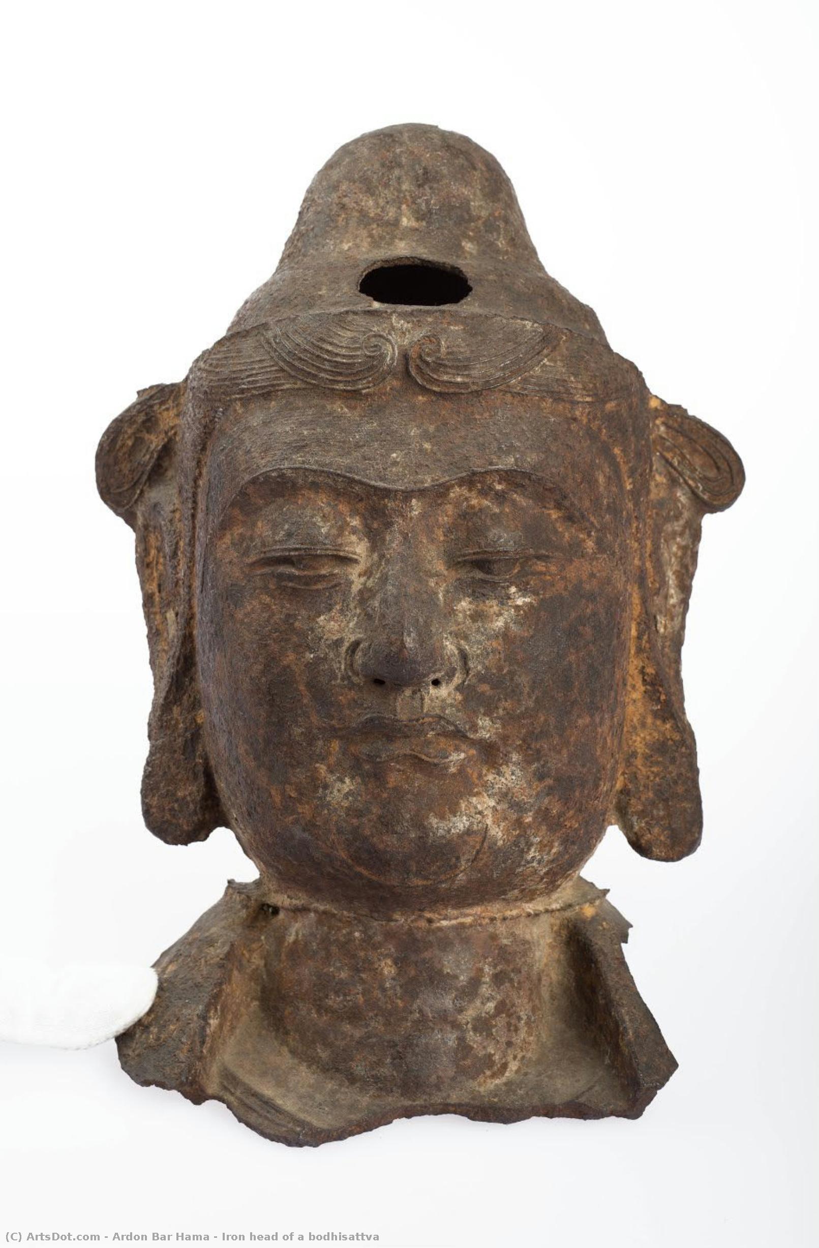 Iron Head Of A Bodhisattva — Ardon Bar Hama