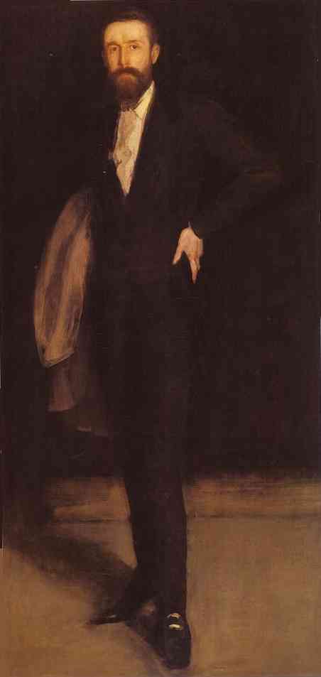 Arreglo En Negro, Retrato De F. R. Leyland — James Abbott Mcneill Whistler