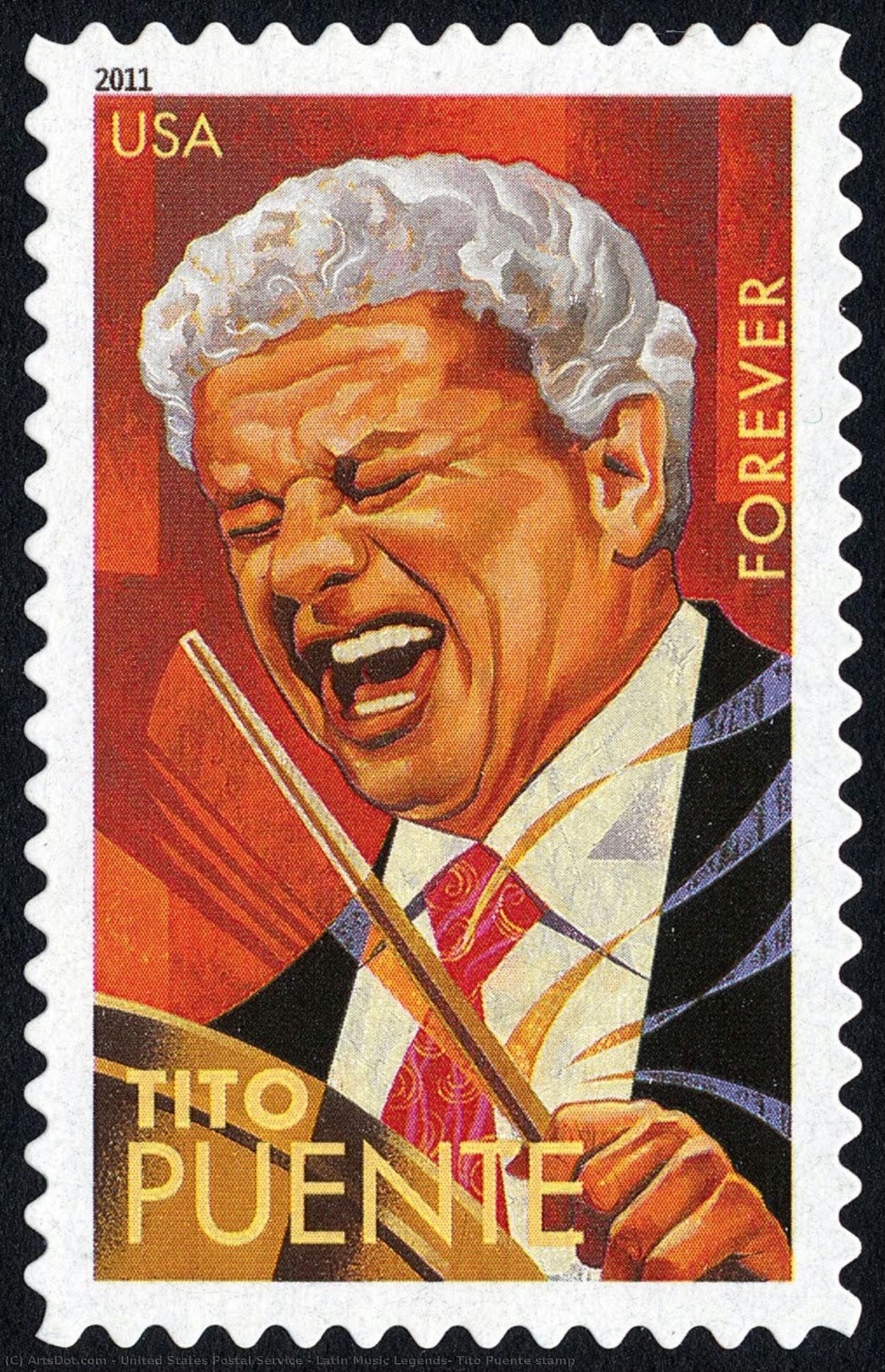 Latin Music Legends: Tito Puente Stamp — United States Postal Service