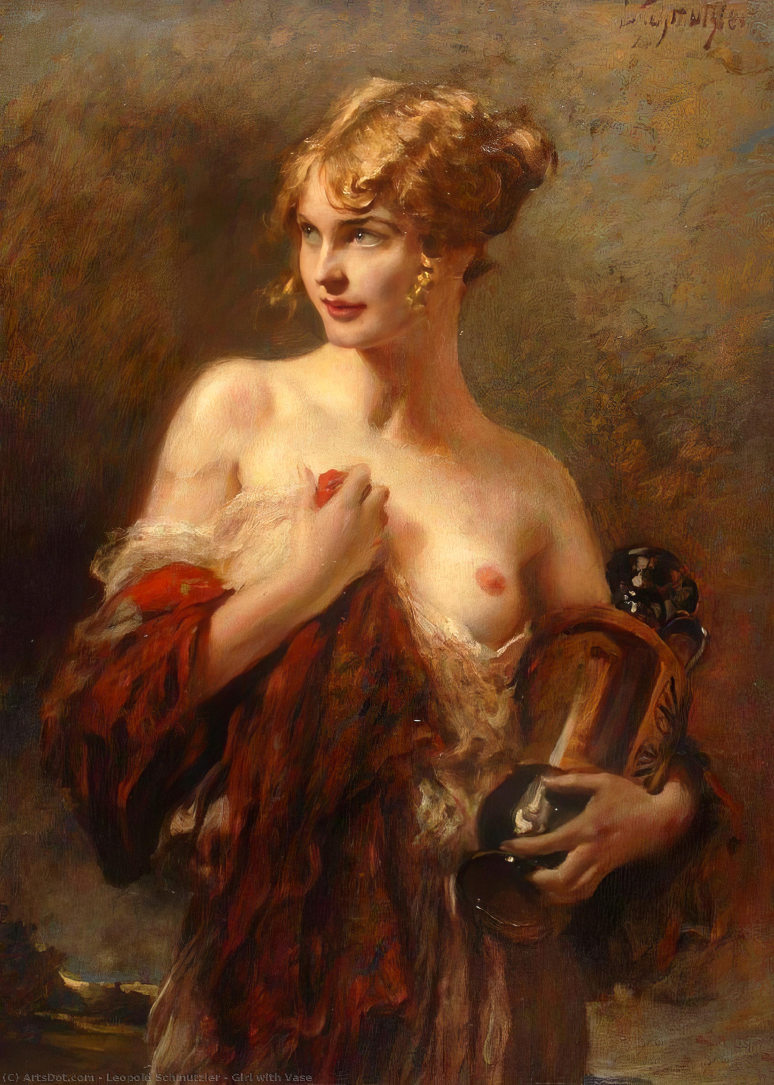Girl With Vase — Leopold Schmutzler