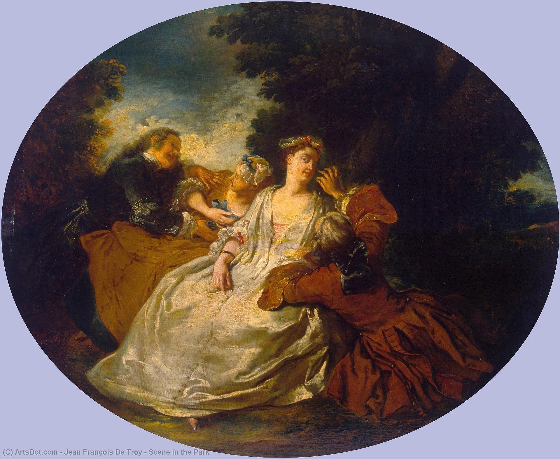 Szene Im Park — Jean François De Troy