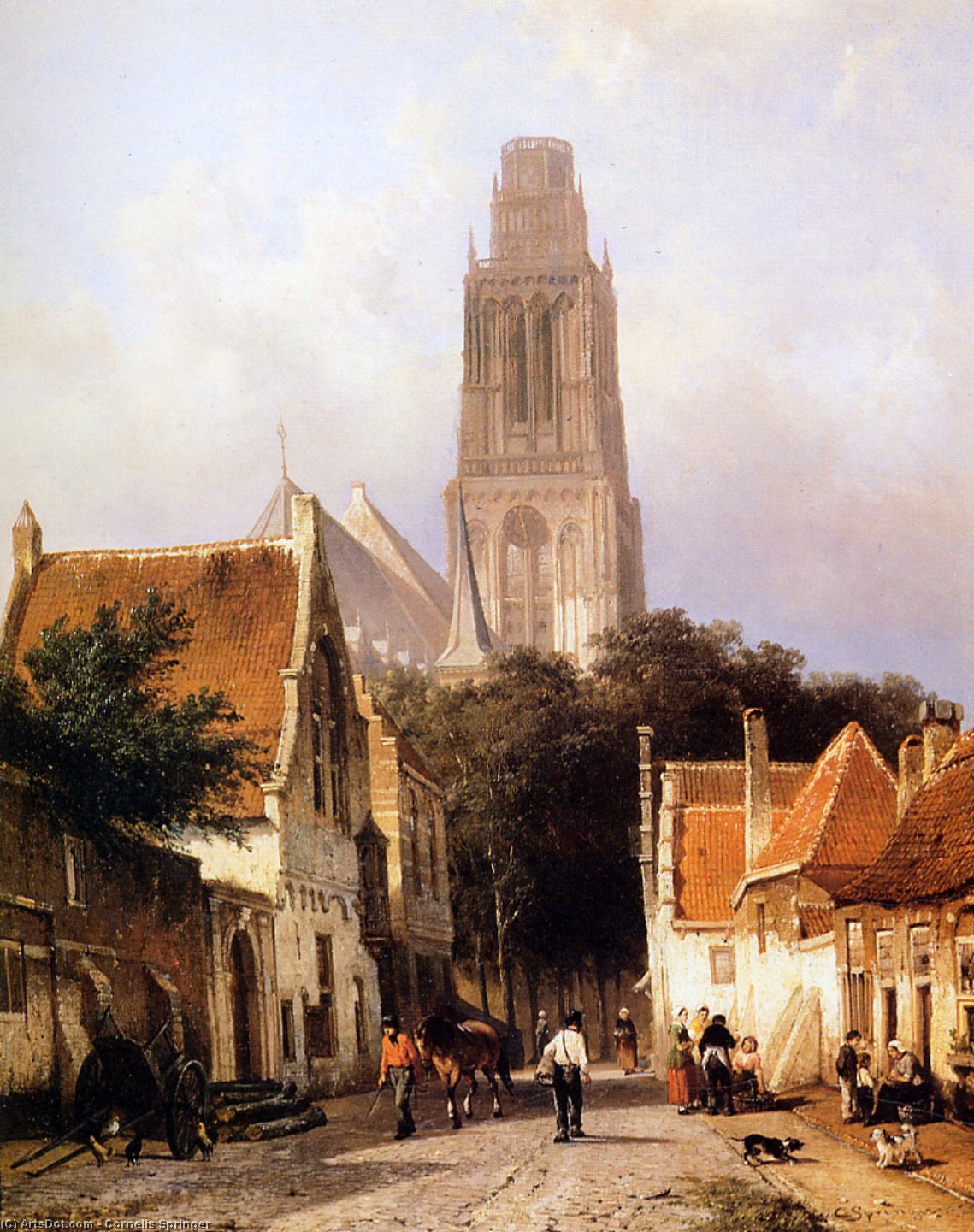 Church In Zaltbommel — Cornelis Springer