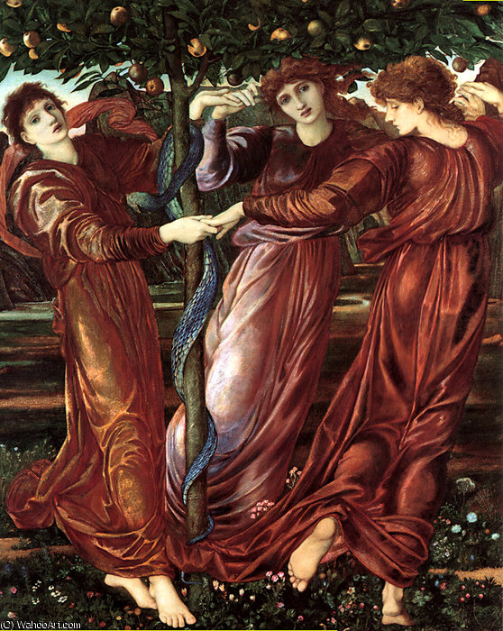 The Garden Of The Heserides — Edward Coley Burne-jones