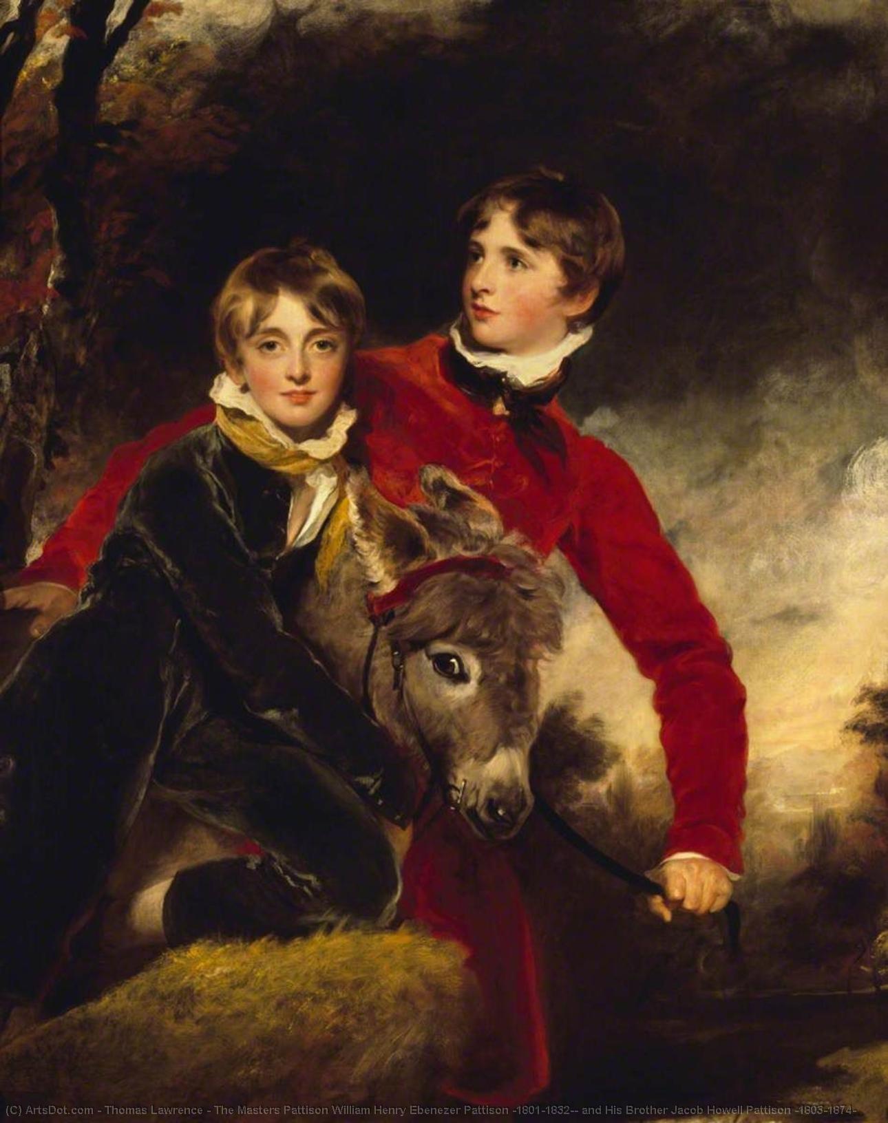 The Masters Pattison William Henry Ebenezer Pattison (1801–1832), And His Brother Jacob Howell Pattison (1803–1874) — Sir Thomas Lawrence