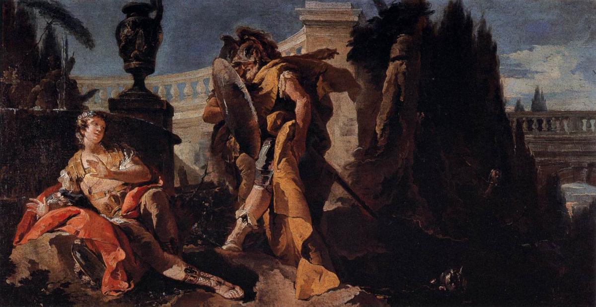 Rinaldo Observed By Carlo And Ubaldo — Giambattista Tiepolo